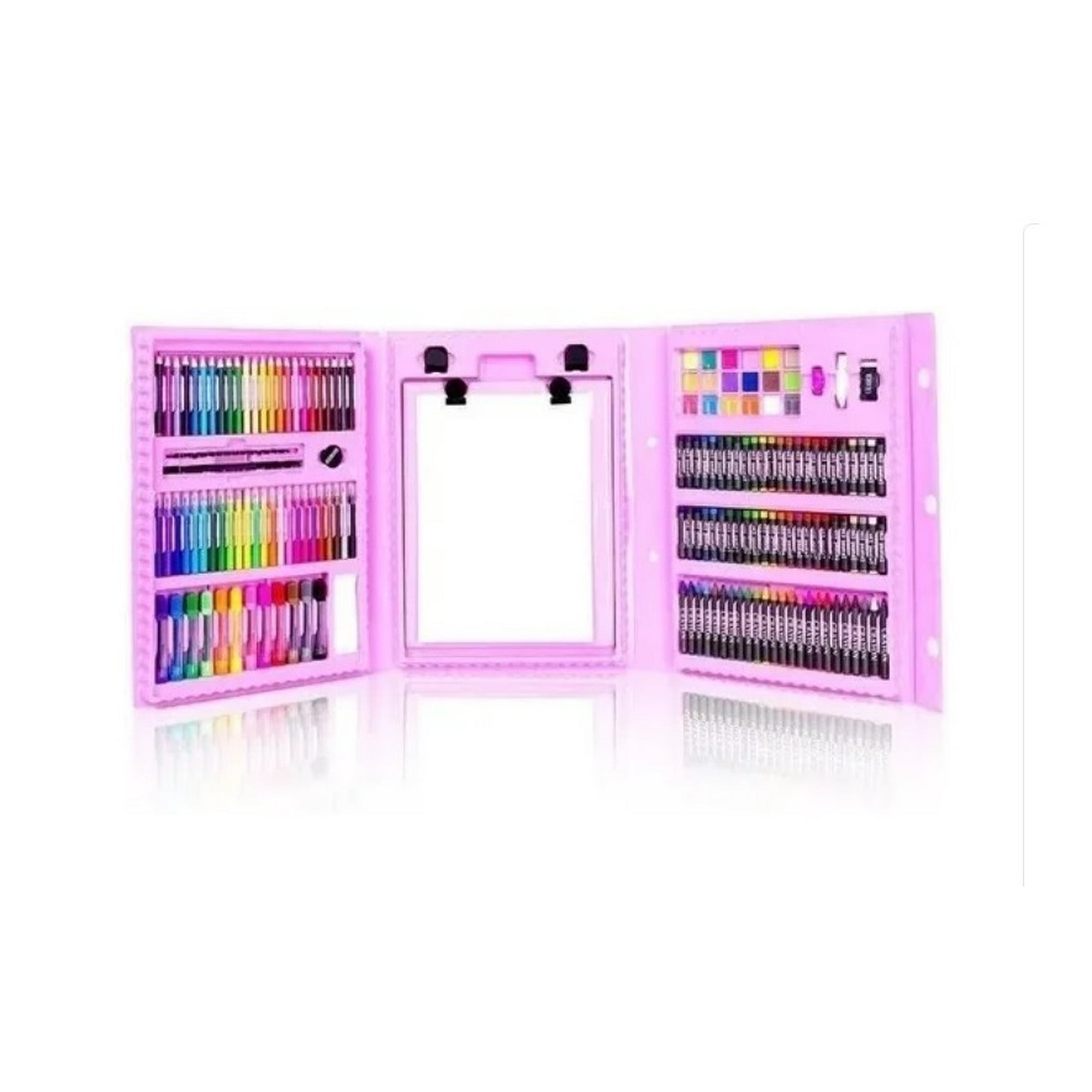 Set Maleta Arte 208 Piezas Lápices Pintura Colorear Dibujar