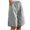 Gray, variant on Tumotour Linen Shorts For Women Summer Shorts Elastic High Waisted Shorts Wide Leg Pants Active Workout Shorts Biker Shorts Gym Shorts