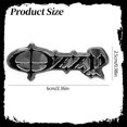 thumbnail image 3 of Black Ozzy Logo On Shiny Silver Emblem Medium Sized Sticker/Decal Black Ozzy Logo On Shiny Silver Emblem Medium Sized Sticker/Decal, 3 of 6