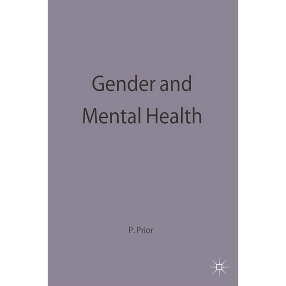 Gender and Mental Health, (Paperback)