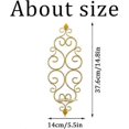 thumbnail image 5 of Gold - Set of 2 Wall Lamps Sconces Metal Wall, Sconces for Wall Bedroom Bathroom Living Room Decoration,.([HK]), 5 of 5