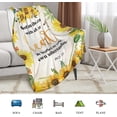 thumbnail image 3 of Yibo Bible Verse Blanket Flannel Soft and Comfortable Anti-static Bed Sofa Blanket, 3 of 7