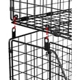 thumbnail image 6 of X-COSRACK 2-Pack Stackable Can Organizer for Pantry, Foldable Metal Wire Soda Dispenser with Adjustable Dividers, Black, 6 of 9