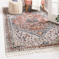 Unique Loom Aramis Collection Area Rug - Victor (5' 3" x 8' Rectangle Gray/Beige)