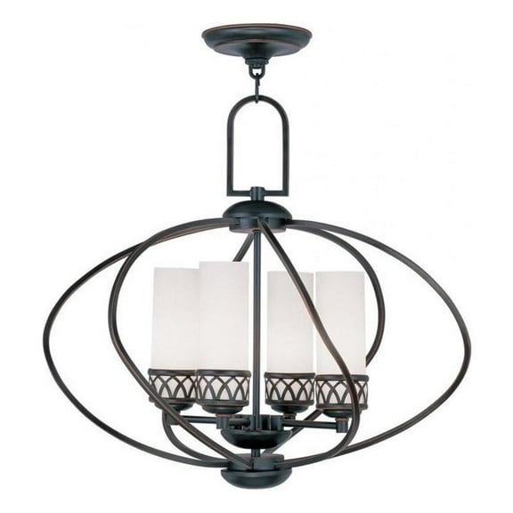 Beaumont Lane 4 Light Chandelier in Olde Bronze