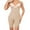 1-3,Beige, variant on COMFREE Shapewear for Women Tummy Control Seamless Fajas Colombianas Bodysuit Open Bust Mid Thigh Body Shaper