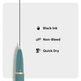 thumbnail image 4 of U Brands Catalina Felt Tip Pens, 3 Count, Soft Touch , 0.77 mm, Black Ink, Medium Point, 4 of 7