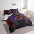 thumbnail image 3 of Castle Fairy Abstract Hexagon Gamepads Bedding Comforter Set,Video Game King Bedding Sets, 3 of 8