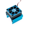thumbnail image 1 of Riwcyla Remote Control Motor Cooling Fan Remote Control Car 540 550 Motor Radiator Replacement for ,4 G63 1/10 Remote Control Crawler Car (Sky Blue), 1 of 6