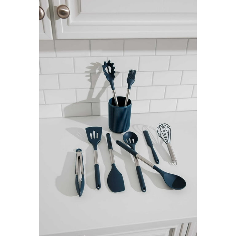 Thyme & Table 10-Piece Silicone Gadget Set - Blue - Walmart.com