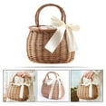 thumbnail image 4 of Sac de Plage Tissé Extérieur Style Rural Panier à Main Porte-Fleurs Tissé à la Main, 4 of 9