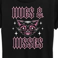thumbnail image 3 of Instant Message - Valentine's Day Hugs And Hisses Cat - Women's Short Sleeve Graphic T-Shirt, 3 of 6