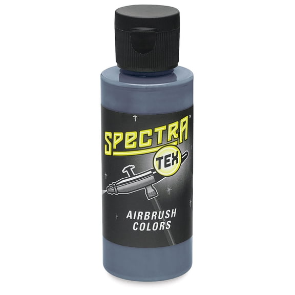 Badger Spectra Tex Airbrush Color - 2 oz, Transparent Wrought Iron Gray