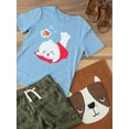 thumbnail image 3 of Cute Sleepy Seal W Candy. T-Shirt Toddler -Image by Shutterstock,  5 Toddler, 3 of 4