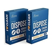 Sirona Tampon Disposal Bags - 100 Bags | Discreet Disposal of Feminine Hygiene Products | Biodegradable | Easy to Carry | Leak-Proof and Tamper Proof