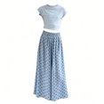 thumbnail image 3 of CAIVO Children Girls Polka Control Tops And Ruffle Shorts Outfit Sets Cute Two Piece For Teen Youth Relaxed Fit Clothing Sets, 3 of 5