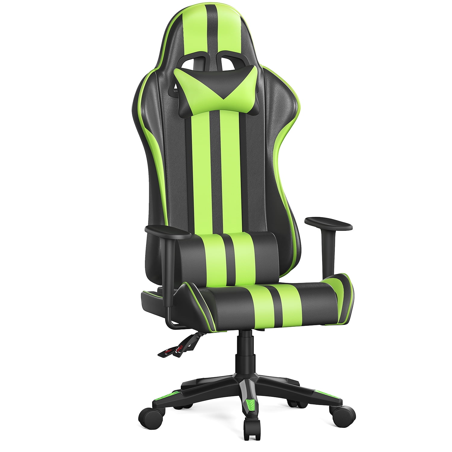 Bigzzia Gaming Chair Pu Leather Ergonomic Office Computer Chair with