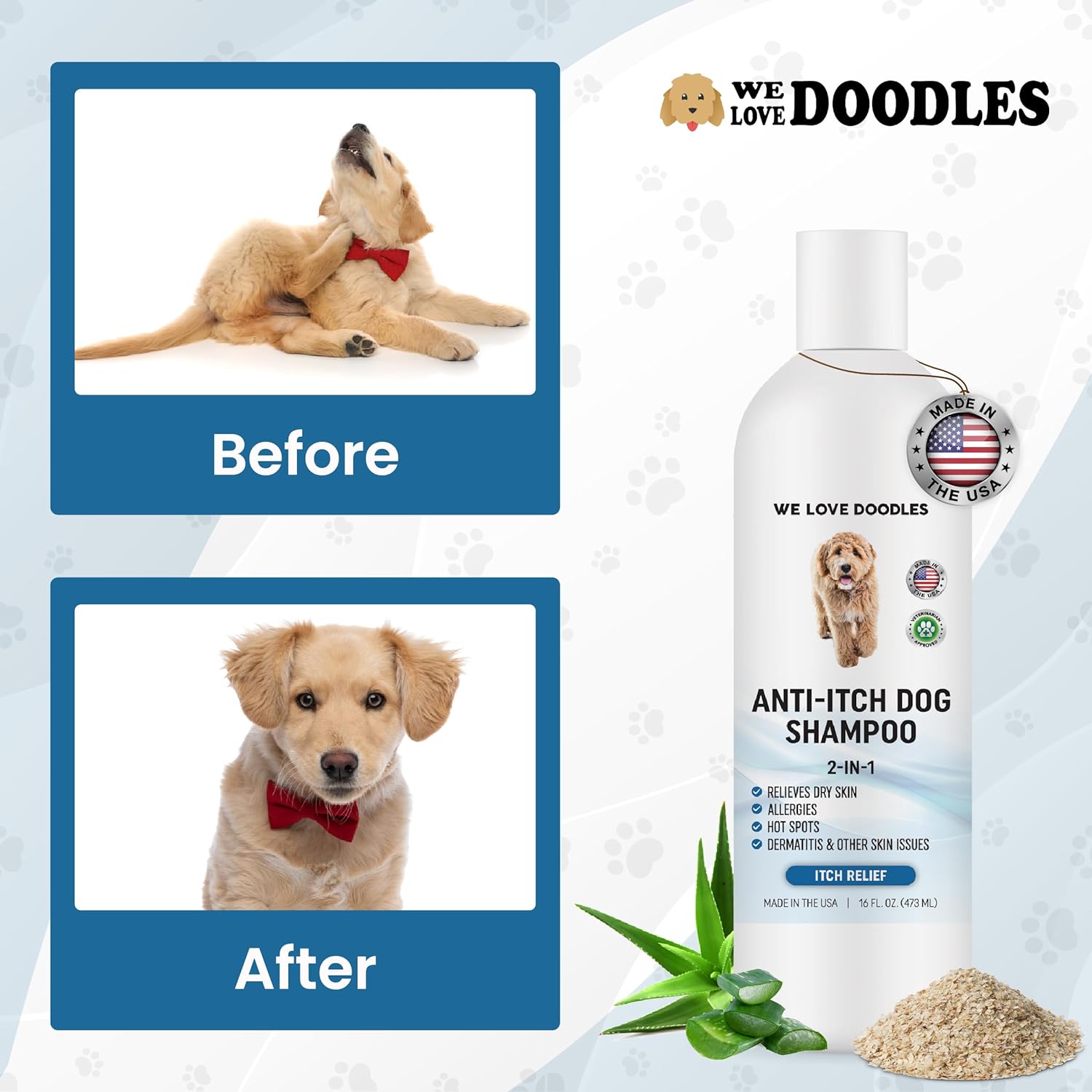 We Love Doodles Anti Itch Dog Shampoo, 16oz photo 4