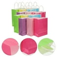thumbnail image 6 of Hytrove Paper present Bags with Handles Purple 12Pcs 8.7X6.3X3.1In, 6 of 8
