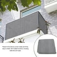thumbnail image 3 of Filet d'Ombrage en Tissu, Bord Renforcé Installation Facile Réutilisable Pare-Brise en Maille Câble en Cuivre pour Balcon, 3 of 7