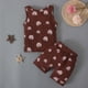thumbnail image 4 of Conjunto De Dos Piezas Para Bebés, Niños Y Niñas, Sin Mangas, Con Estampado De Cactus Arcoíris, Pantalones Cortos, Camiseta Sin Mangas Odeerbi LM103-9858, 4 of 7