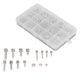 thumbnail image 5 of 360pcs Screw Nut Set Stainless Steel Flat Washer Spring Washer Combo Prevent Slip Multi Sizes Bolts Nuts, 5 of 5