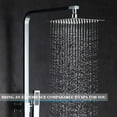 thumbnail image 6 of Delaman 12 Inches Large Rainfall Shower Head Made of 304 Stainless Steel - Perfect Replacement For Your Bathroom Shower Heads, 6 of 7