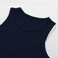 thumbnail image 5 of XXWXYD Kids Toddler Girls Cotton Sleeveless Tank Tops - Summer Breathable Solid Color Basic Tees Undershirts Vest for Baby Boys Girls, 5 of 6