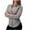 Black, variant on Women's Gingham Button Down Shirt Long Sleeve Plaid Blouse Slim Fit Casual Work Top Point Collar Office Wear Dress Shirt for Business and Daily Wear Autumn