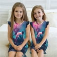 thumbnail image 6 of Xecao DJ Panda Hot Air Balloon Print Pajama Dresses for Girls, Princess Pajama Dresses,Nightgowns for Sweet Dreams,Sleepwear-Medium, 6 of 6