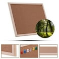 thumbnail image 2 of Bangcool 2PCS Cork Bulletin Board Set Hanging Message Corkboard Cork Memo Board for Wall, 2 of 10