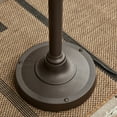 thumbnail image 5 of Bristol 58" Floor Lamp 68277 with 2" bronze tube body and random weave walnut wicker barrel shade, 5 of 5