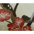 thumbnail image 3 of Plutus 26" x 26" Cherry Blossom Handmade Luxury Pillow in White Red Gray, 3 of 3