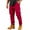 Red, variant on Men Pants High Street Hop Loose Fit Joggers Multiple Pockets Mens Jeans Relaxed Fit,Red,XL