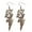 E, variant on Carnival Fashion Lightnings Glitter Earrings Simple Lightnings Multicolor Earrings Exaggerate Personality Earrings