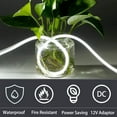 thumbnail image 2 of LED Neon Flex Strip Lights| 12V 6.5ft Rope Light Flexible Waterproof with DC Power Adaptor| for Christmas Lighting Decor Indoor Outdoor Home| White, 2 of 8