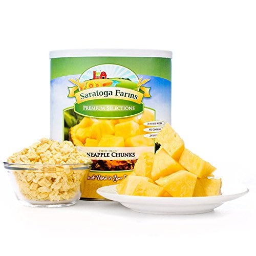 Saratoga Farms Freeze Dried Pineapple Chunks