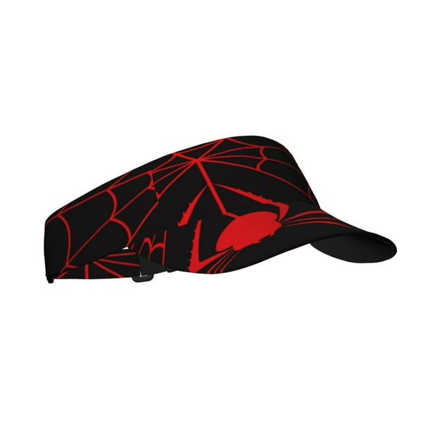 Balery Red Spider Gorra deportiva con visera ajustable para mujer y hombre (talla única)