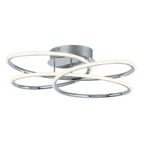 -40W 1 Led Flush Mount-20.25 Inches Wide By 7.5 Inches High Et2 Lighting E24134-Pc