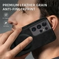 thumbnail image 6 of Allytechgroup Magnetic for Samsung Galaxy S21 Ultra Case, Compatible with MagSafe Support Magnetic Car Phone Mount PU Leather Slim Phone Case for Women Men for Samsung Galaxy S21 Ultra, Black, 6 of 10