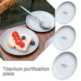 thumbnail image 3 of Pure Titanium Camping Plate Ultralight Titanium Dish, Outdoor Backpacking/Hiking Cookware for Picnic/Salad, 3 of 6
