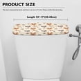 thumbnail image 5 of Renewold Corgi Pomeranian Husky Print Toilet Tank Lid Cover, Stretch Machine-Washable Toilet Tank Decorative Cover with Dog Paw Bone Printed, Dust Prevention, 5 of 6