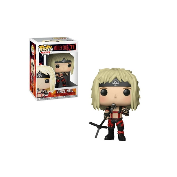 ¡Funko POP! Rocks: Figura coleccionable de Mötley Crüe Vince Neil, multicolor