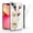 Floral, variant on Flex Gel Camera Cover Designed For Apple iPhone 14 6.1" Case Transparent Clear