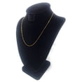 thumbnail image 6 of Ioka - 14K Yellow Solid Gold 1.2mm Bevelled Side Diamond Cut Rolo Cable Chain Necklace with Spring Ring Clasp - 22", 6 of 7