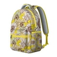 thumbnail image 2 of "Wildflower Backpack with Sunflower Accents - Water-Resistant School & Work Backpack for Women, Comfortable Shoulder Straps, Fashionable Floral Pattern", 2 of 6
