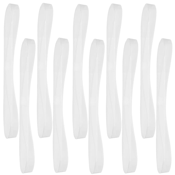 10 correas transparentes invisibles para zapatos de tacón alto para mujer, de TPU, elásticas, antisueltas, para tobillos y tacones altos
