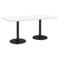 thumbnail image 3 of KFI Studios Mode 3.5' x 6' Bistro Table, River Cherry, Black, 3 of 6