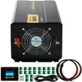 thumbnail image 1 of KFFKFF Power Inverter, 5000W Altered Wave Device, 12V DC to 110V AC Car Converter, equipped with LCD Display, Remote Access, LED Illumination, and GFCI Outlets for Recreational Vehicles, Lorries, 1 of 9