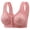 Pink, variant on Bras for Women Front Closure Comfort Everyday Plus Size Wireless No Underwire Bra Seamless Bras for Women 1 PC